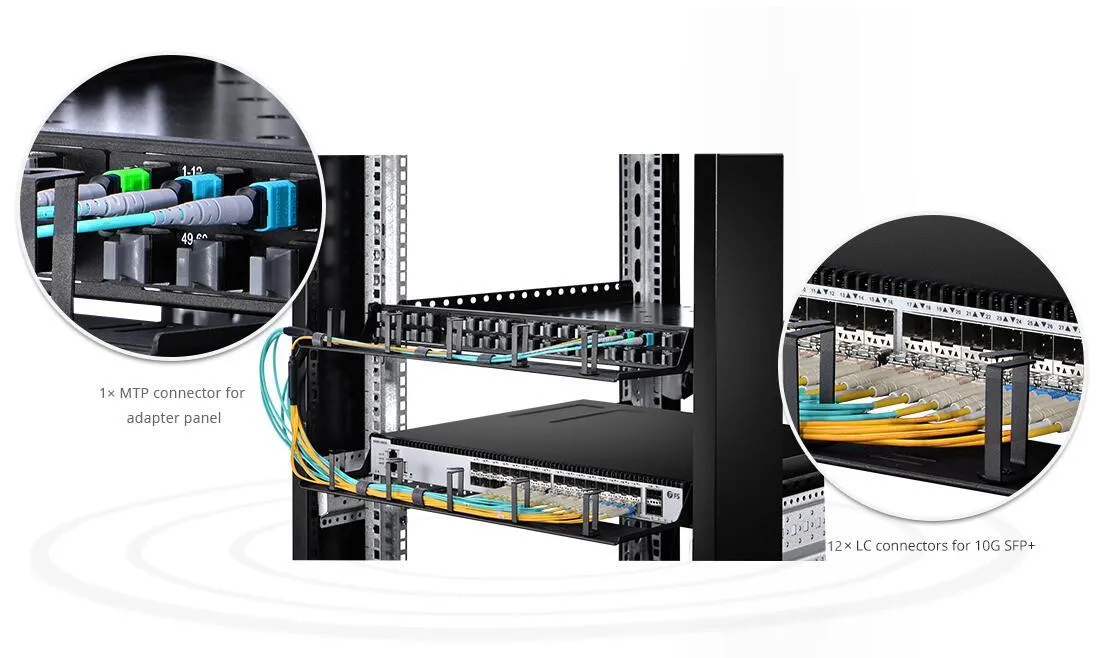 MPO/MTP Module fanout Fiber Patch Cord-9