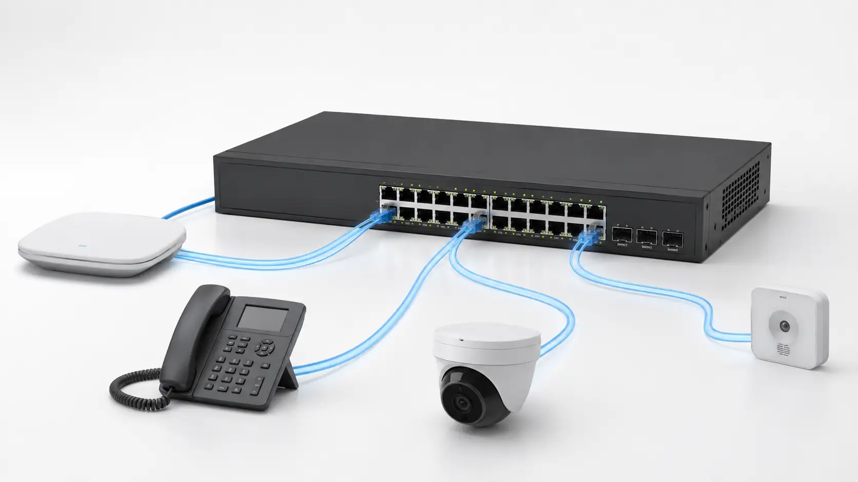 PoE-standaarden uitgelegd: 802.3af versus 802.3at versus 802.3bt