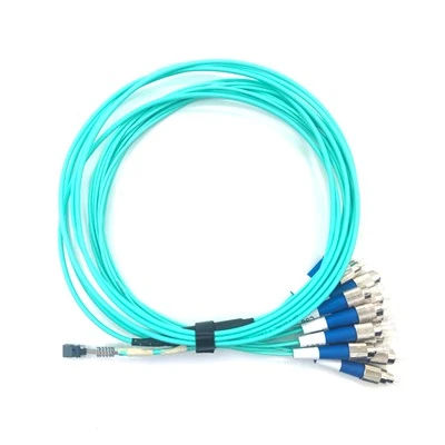 12- Fiber Mt-Fc OM3 Breakout Optische kabel