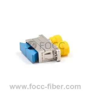 SC-FC hybride duplex-metaalvezeloptiekadapter